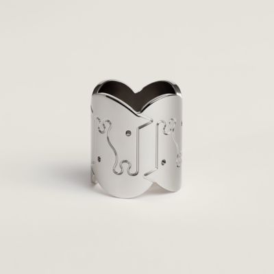 スカーフリング 《Hペルル》 - イエロー | Hermès - エルメス